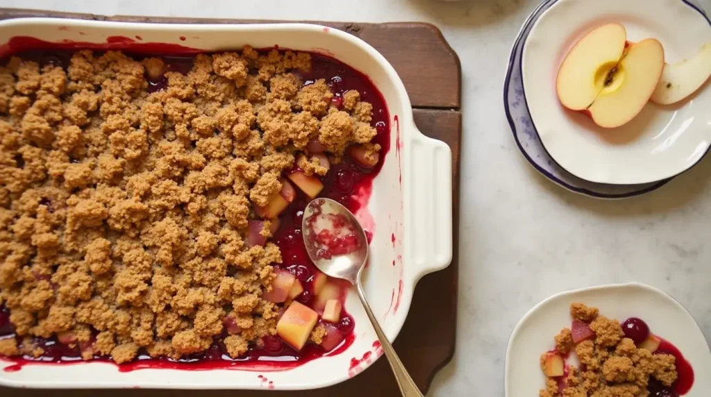 Apple Cranberry Crisp