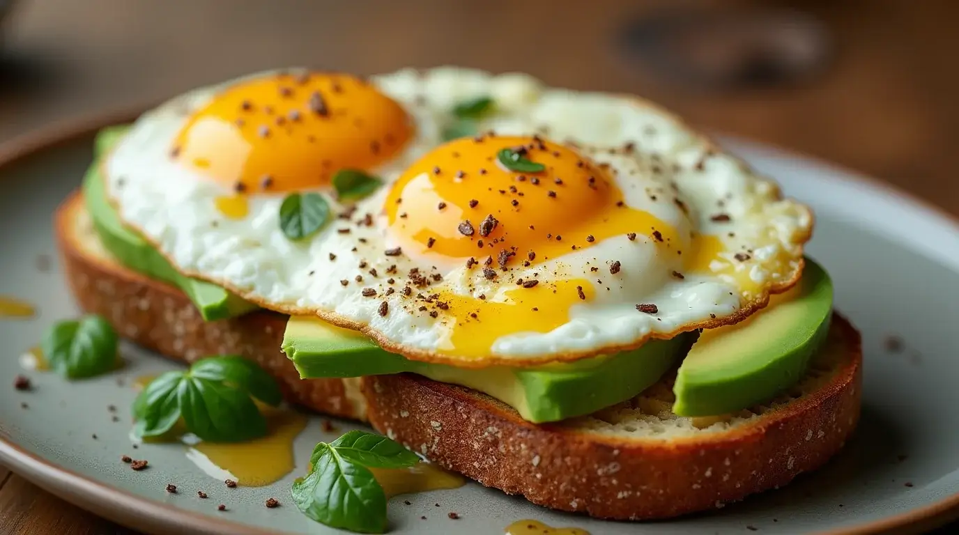 Avocado Toast With Egg