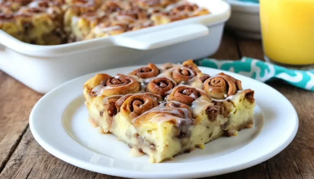 Cinnamon Roll Breakfast Casserole