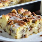 Cinnamon Roll Breakfast Casserole Png