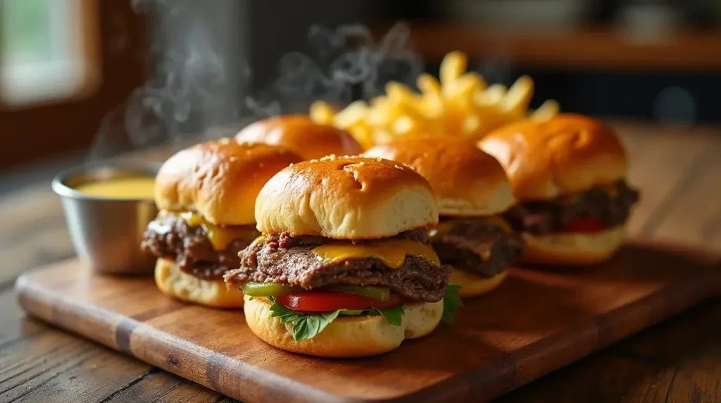 Cheesesteak Sliders