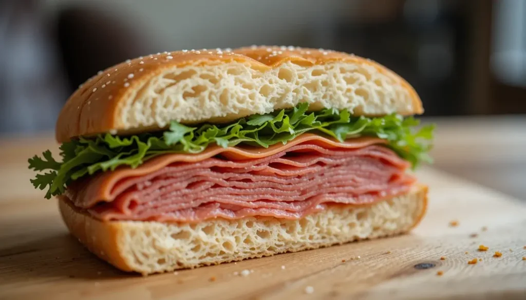 Mortadella Sandwich