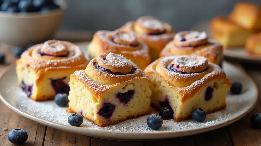 5-Ingredient Blueberry Cheesecake Rolls