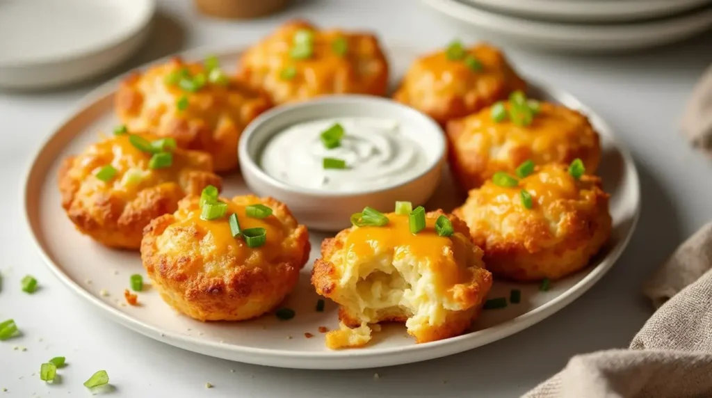 Cheesy Mashed Potato Puffs