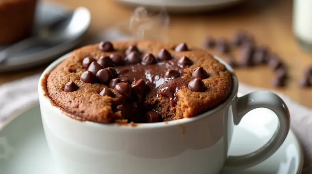 Chocolate Chip Mug Cake