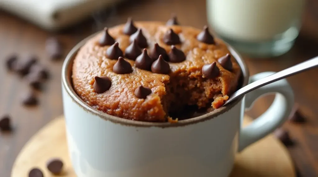 Chocolate Chip Mug Cake (4)