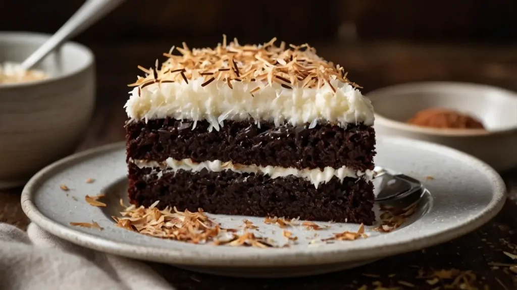 Moist Chocolate Coconut Cake (2)