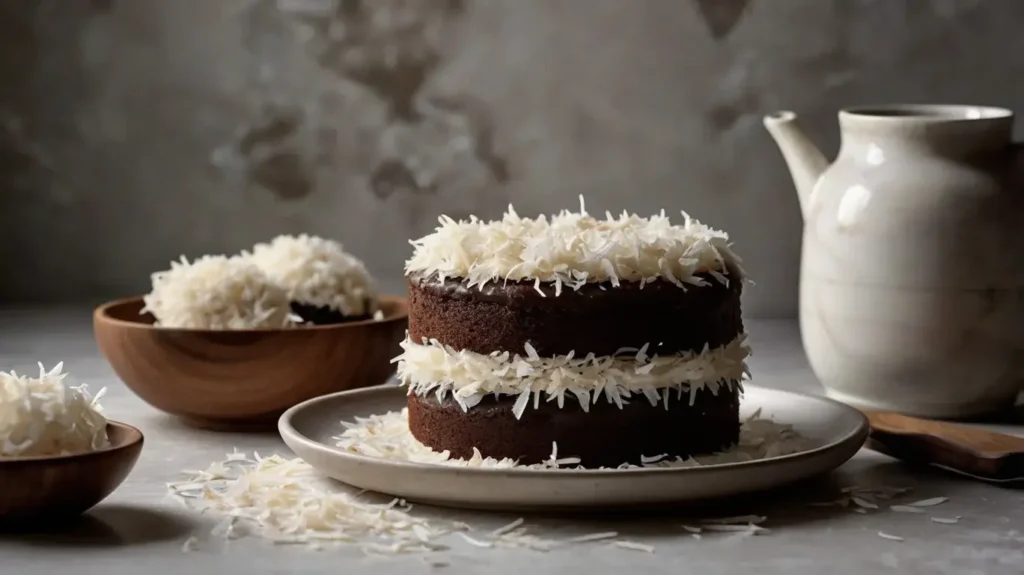 Moist Chocolate Coconut Cake (4)