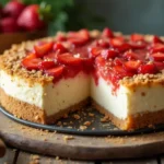 No-Bake Strawberry Crunch Cheesecake (2)