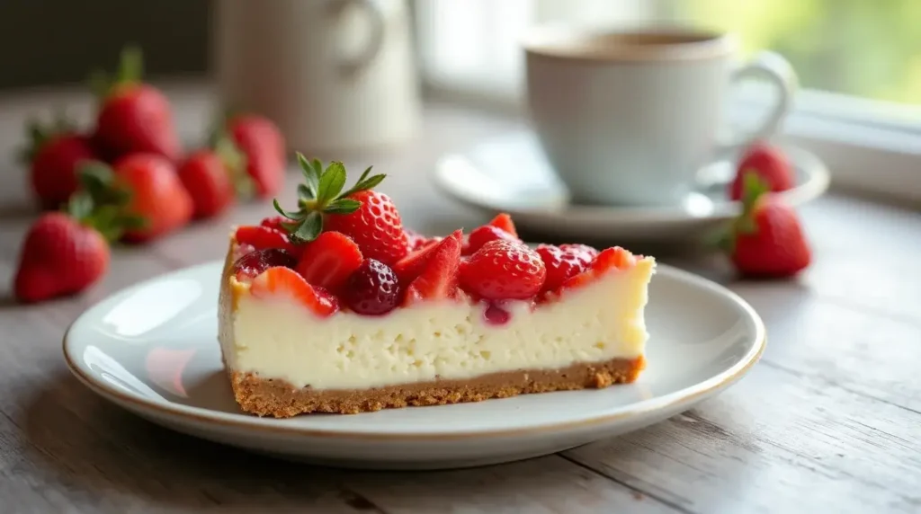 No-Bake Strawberry Crunch Cheesecake (3)