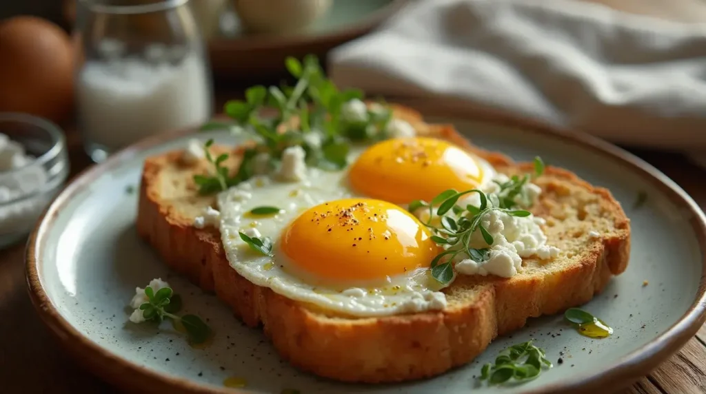 Perfect Fried Egg On Toast