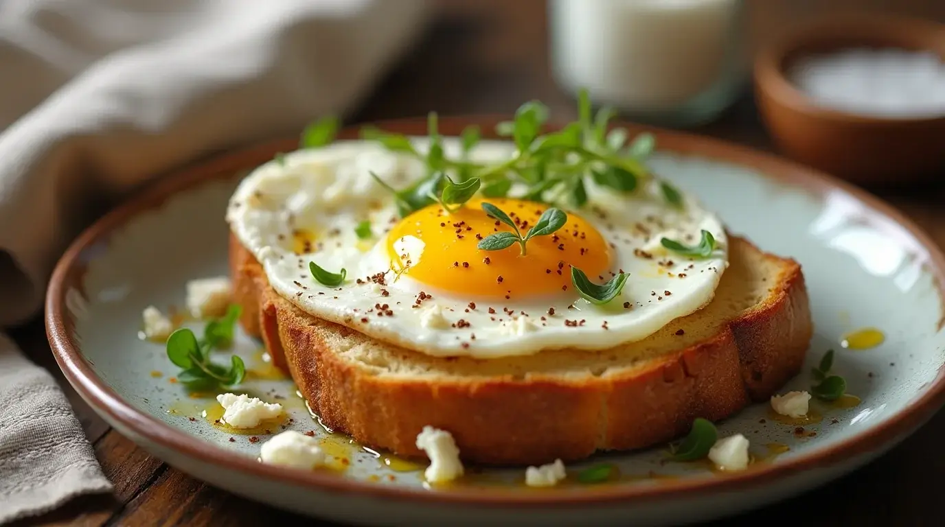 Perfect Fried Egg On Toast (3)