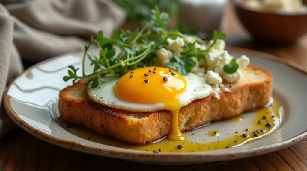 Perfect Fried Egg On Toast (4)