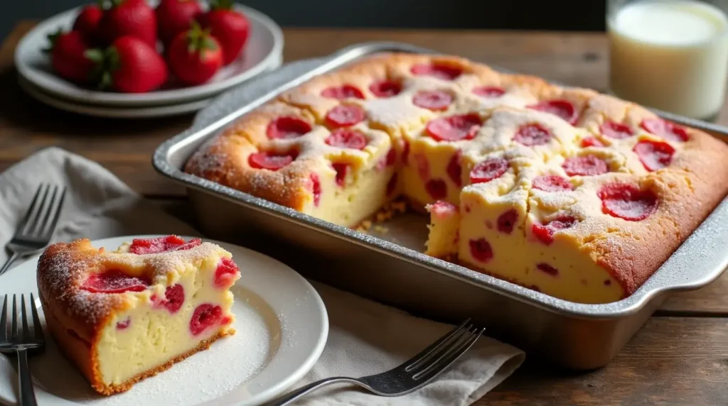 Strawberry Earthquake Cake (2)