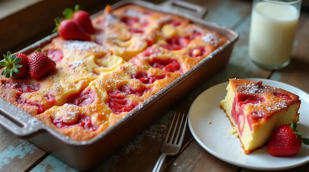 Strawberry Earthquake Cake (3)