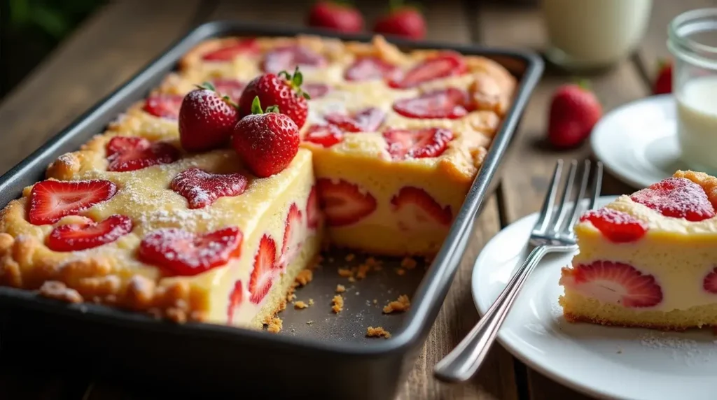 Strawberry Earthquake Cake (4)