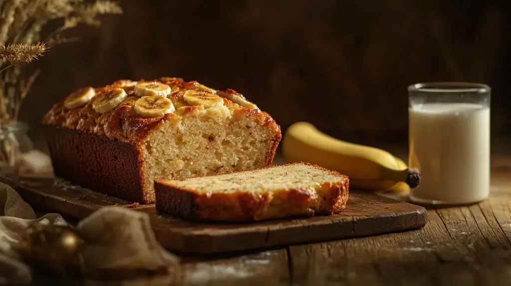 3-ingredient banana bread