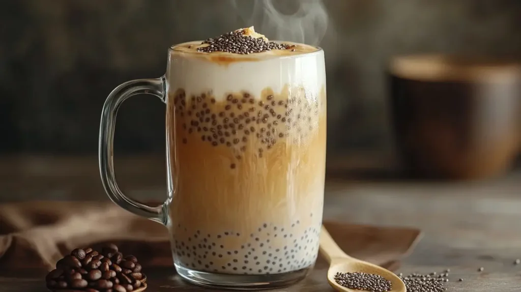 Chia Seed Coffee Drink