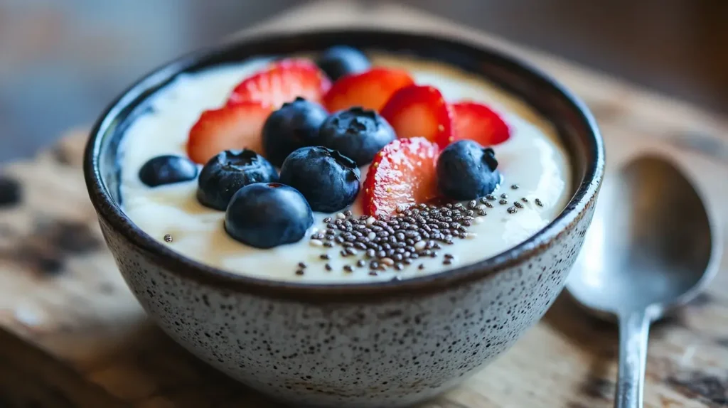 Chia Seeds In Yogurt (2)